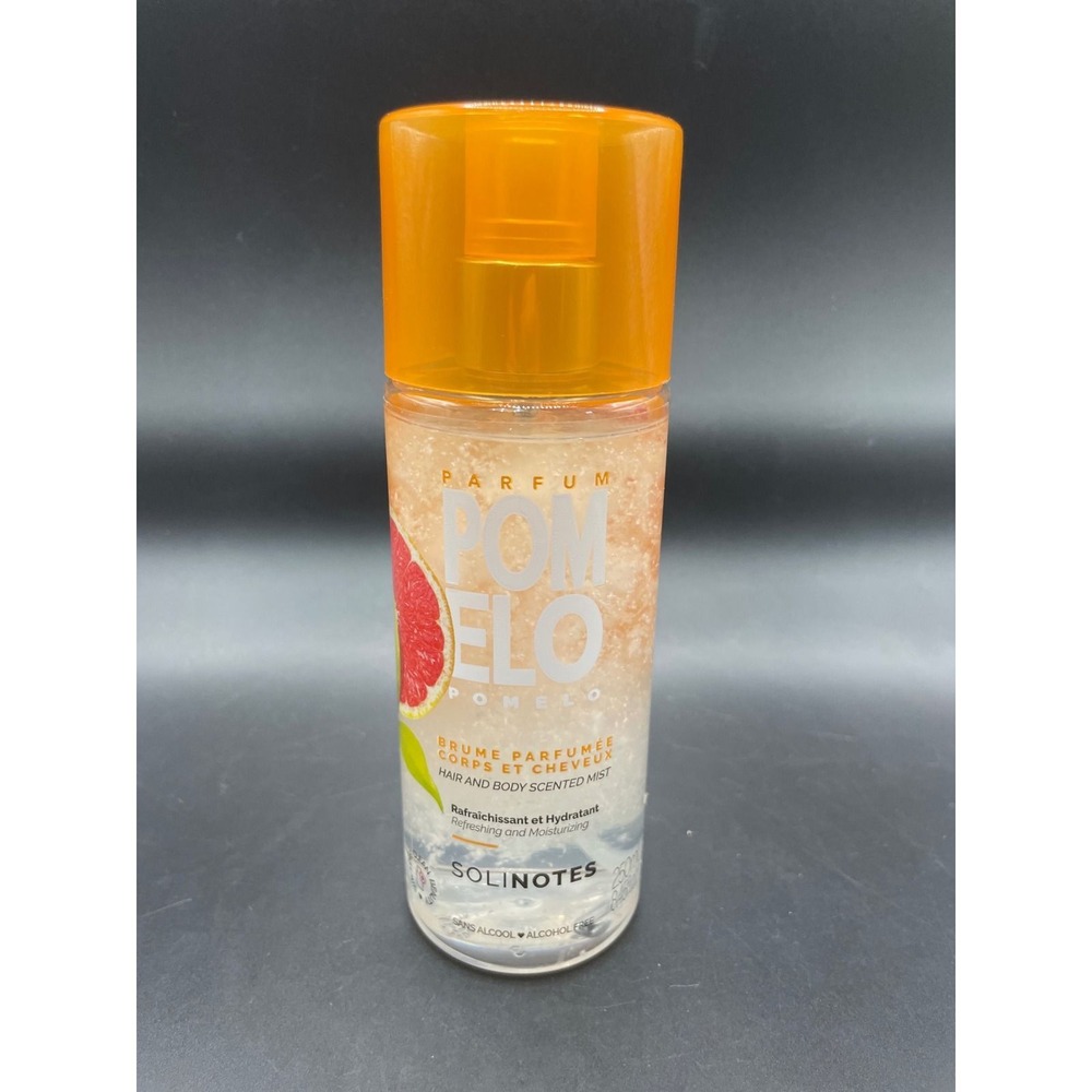 Solinotes Paris Pomelo Hair and Body Scented Mist 250ml AlcoholFree Citrus Spray